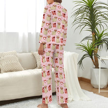 Load image into Gallery viewer, Yes I Love Pugs Pajamas Set for Women - 4 Colors-Pajamas-Apparel, Pajamas, Pug-10