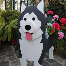Load image into Gallery viewer, 3D Black Chow Chow Love Small Flower Planter-Home Decor-Chow Chow, Dogs, Flower Pot, Home Decor-Alaskan Malamute-5
