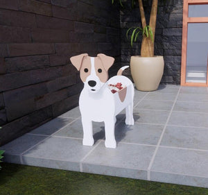 3D Boxer Love Small Flower Planter-Home Decor-Boxer, Dogs, Flower Pot, Home Decor-Jack Russell Terrier-5