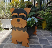 Load image into Gallery viewer, 3D Boxer Love Small Flower Planter-Home Decor-Boxer, Dogs, Flower Pot, Home Decor-Yorkshire Terrier-7