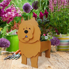 Load image into Gallery viewer, 3D Chow Chow Love Small Flower Planter-Home Decor-Chow Chow, Dogs, Flower Pot, Home Decor-3
