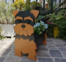 Load image into Gallery viewer, 3D Rottweiler Love Small Flower Planter-Home Decor-Dogs, Flower Pot, Home Decor, Rottweiler-Yorkshire Terrier-7