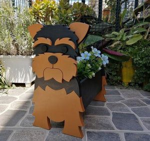 3D Rottweiler Love Small Flower Planter-Home Decor-Dogs, Flower Pot, Home Decor, Rottweiler-Yorkshire Terrier-7