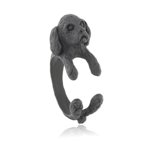 3D Shih Tzu Finger Wrap Rings-Dog Themed Jewellery-Dogs, Jewellery, Ring, Shih Tzu-6