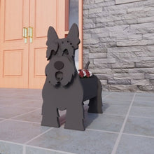 Load image into Gallery viewer, 3D Silver Schnauzer Love Small Flower Planter-Home Decor-Dogs, Flower Pot, Home Decor, Schnauzer-Scottish Terrier-22