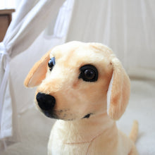 Load image into Gallery viewer, image of an adorable yellow labrador stuffed animal plush toy