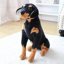 Load image into Gallery viewer, image of a rottweiler stuffed animal plush toy - standing