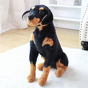 image of a rottweiler stuffed animal plush toy - standing