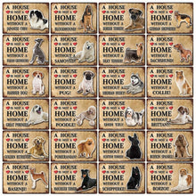 Load image into Gallery viewer, A House Is Not A Home Without A Basenji Tin Poster-Sign Board-Basenji, Dogs, Home Decor, Sign Board-2