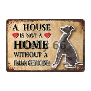 A House Is Not A Home Without A Great Pyrenees Tin Poster-Sign Board-Dogs, Great Pyrenees, Home Decor, Sign Board-9