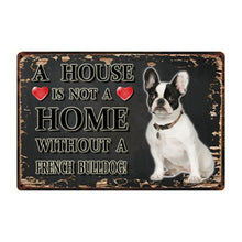 Load image into Gallery viewer, A House Is Not A Home Without A Jack Russell Terrier Tin Poster-Sign Board-Dogs, Home Decor, Jack Russell Terrier, Sign Board-11