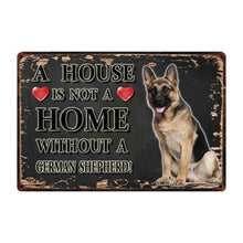 Load image into Gallery viewer, A House Is Not A Home Without A Jack Russell Terrier Tin Poster-Sign Board-Dogs, Home Decor, Jack Russell Terrier, Sign Board-3