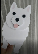 Load image into Gallery viewer, Image of a cutest 3D American Eskimo Dog planter