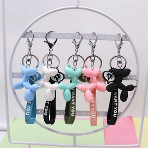 Balloon Poodle Love Keychains-Accessories-Accessories, Dogs, Keychain, Poodle-3