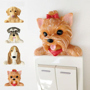 Basset Hound Love 3D Wall Sticker-Home Decor-Basset Hound, Dogs, Home Decor, Wall Sticker-3
