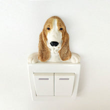 Load image into Gallery viewer, Basset Hound Love 3D Wall Sticker-Home Decor-Basset Hound, Dogs, Home Decor, Wall Sticker-Basset Hound-1