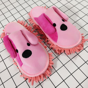 Beagle Love Indoor Mop Slippers-Footwear-Beagle, Dogs, Footwear, Slippers-Pink-8