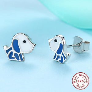 Beagle Love Silver Earrings - Charming Gift for Beagle Lovers-Dog Themed Jewellery-Beagle, Dogs, Earrings, Jewellery-9