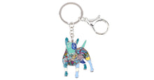 Load image into Gallery viewer, Beautiful Bull Terrier Love Enamel Keychains-Accessories-Accessories, Bull Terrier, Dogs, Keychain-9