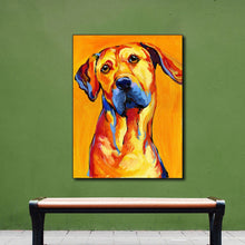 Load image into Gallery viewer, Image of a super cute Vizsla poster hanged in a room