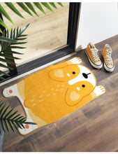 Load image into Gallery viewer, Belly Flop Corgi and Shiba Inu Love Doormats-Home Decor-Bathroom Decor, Corgi, Dogs, Doormat, Home Decor, Rugs, Shiba Inu-8