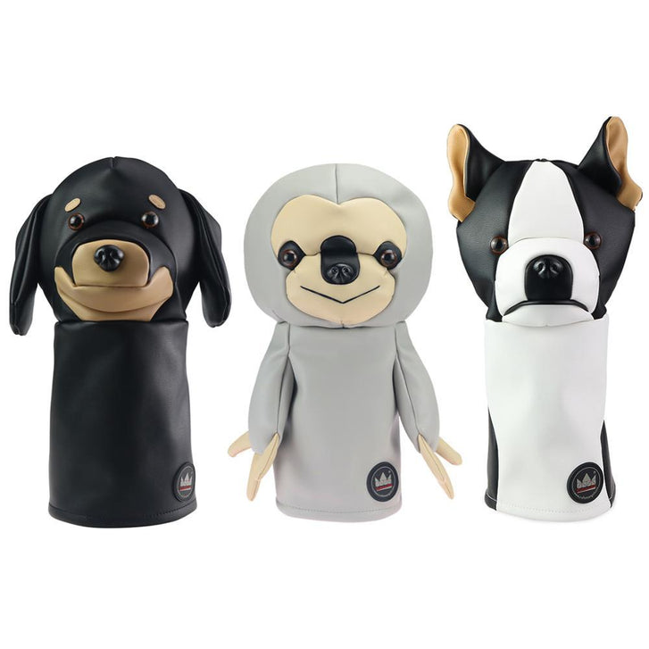 Best Friends Dachshund and Boston Terrier Golf Driver Club CoversHome Decor