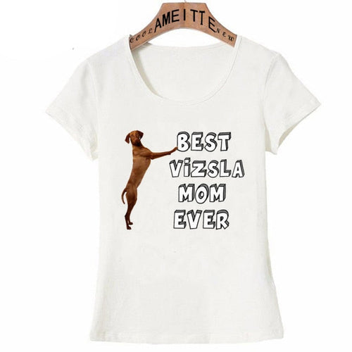 Best Vizsla Mom Ever Womens T Shirt-Apparel-Apparel, Dogs, T Shirt, Vizsla, Z1-M-1