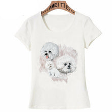 Load image into Gallery viewer, Image of a super cute and timeless Bichon Frise t-shirt