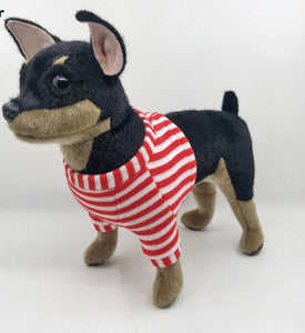 Black Chihuahua Stuffed Animal Plush Toy-Soft Toy-Chihuahua, Dogs, Home Decor, Soft Toy, Stuffed Animal-6