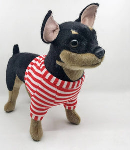 Black Chihuahua Stuffed Animal Plush Toy-Soft Toy-Chihuahua, Dogs, Home Decor, Soft Toy, Stuffed Animal-7
