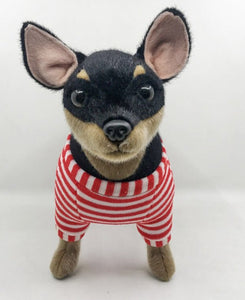 Black Chihuahua Stuffed Animal Plush Toy-Soft Toy-Chihuahua, Dogs, Home Decor, Soft Toy, Stuffed Animal-8