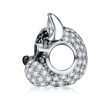 Load image into Gallery viewer, Boston Terrier Love Silver Charm BeadDog Themed Jewellery