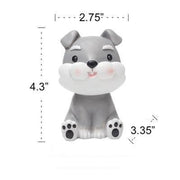 Boston Terrier Love Resin Glasses HolderHome DecorMini Schnauzer