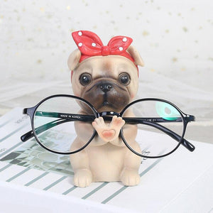 Boston Terrier Love Resin Glasses HolderHome Decor