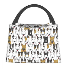 Load image into Gallery viewer, Image of a Bull Terrier bag in the cutest Bull Terrier design