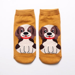 Bull Terrier Love Womens Ankle Length Socks-Apparel-Accessories, Bull Terrier, Dogs, Socks-Beagle-4