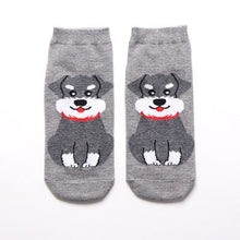 Load image into Gallery viewer, Bull Terrier Love Womens Ankle Length Socks-Apparel-Accessories, Bull Terrier, Dogs, Socks-Schnauzer-7