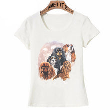 Load image into Gallery viewer, Image of a super cute and timeless Cavalier King Charles Spaniel t-shirt