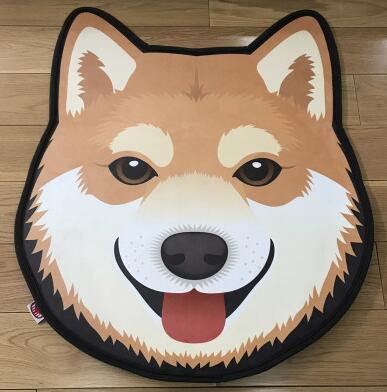 Cartoon Doormat Animal Corgi Shiba Inu Akita Dog Printed Anti-slip