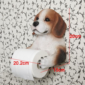 Cutest Beagle Love Toilet Roll Holder-Home Decor-Bathroom Decor, Beagle, Dogs, Home Decor-4