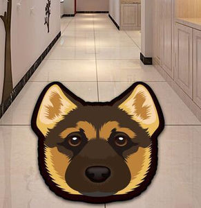 Cutest Boston Terrier Floor RugHome DecorAlsatian / German ShepherdMedium
