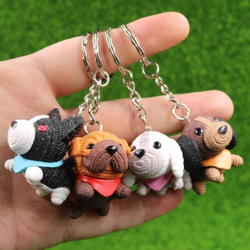 Boston terrier store keyring