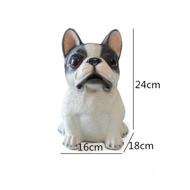 Cutest Fawn French Bulldog Love Piggy Bank Statue-Home Decor-Dogs, French Bulldog, Home Decor, Piggy Bank, Statue-3