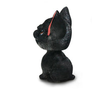 Load image into Gallery viewer, Image of a black french bulldog bobblehead - back view