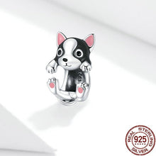 Load image into Gallery viewer, Image of boston terrier pandora charm