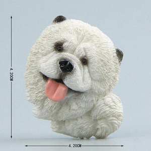 Cutest Mini Schnauzer Fridge MagnetHome DecorTibetan Mastiff - White