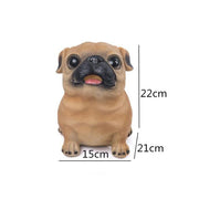 Cutest Pug Love Piggy Bank Statue-Home Decor-Dogs, Home Decor, Piggy Bank, Pug, Statue-4