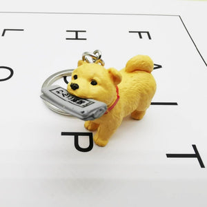 Cutest Resin Figurine Shiba Inu Keychain-Accessories-Accessories, Dogs, Keychain, Shiba Inu-11