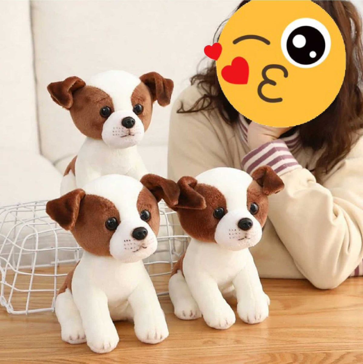 Cutest Sitting Jack Russell Terrier Stuffed Animal Plush Toy