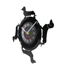 Load image into Gallery viewer, Dachshund All Day Vinyl Record Wall Clock-Home Decor-Dachshund, Dogs, Home Decor, Wall Clock-5